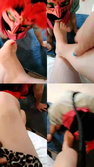 【莫云】舔脚，鞭打