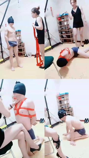 【雪瑶大大】强制耳光，打屁股，舔内裤羞辱