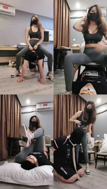 【若依】敢偷健身美女的原味，抓起来狠虐胸闷窒息、腋下窒息，输液灌圣水