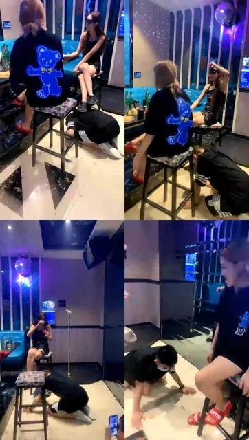 【昕昕S&沐清忧s】伺候局的贱狗不听话就挨打往死踹