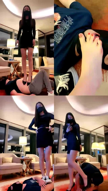 【仙女殿下】废物被踩踏深喉踢踹