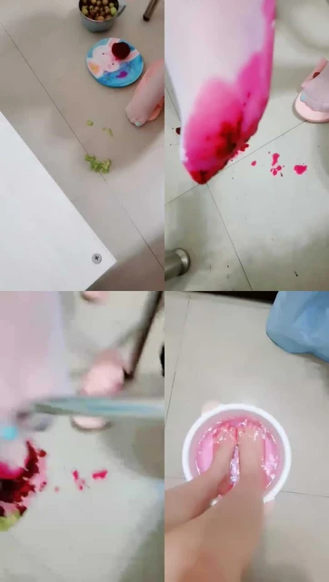 【禾禾子】第一视角白袜高跟鞋踩踏咀嚼食物