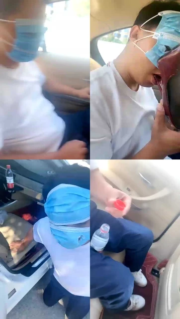 【国民大大】调教入圈成功户外约滴滴素人后续