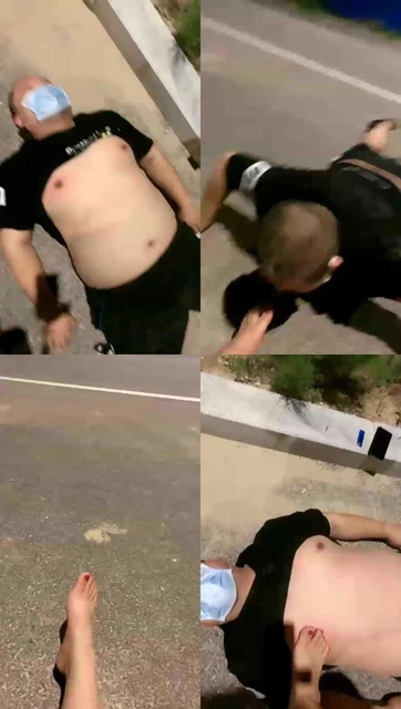 【香奶奶s】中元节夜晚猥琐男搭讪被调教羞辱（下）