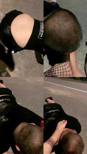 【香奶奶s】中元节夜晚猥琐男搭山被调教羞辱（上）（独）