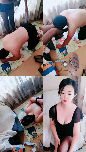 【天津冰冰女主】调教现场重度，榨精两次