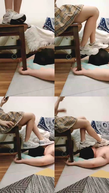 【丫丫啊】椅子腿踩手，踩脸，舔鞋底