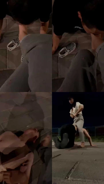 【娴子s】户外调教，口水，坐脸， 钻胯