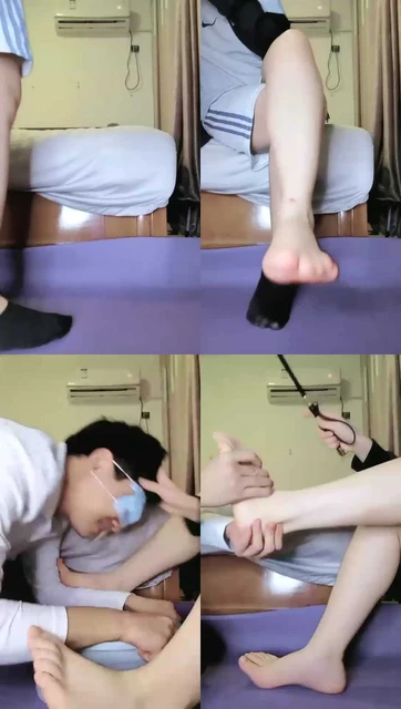 【草莓味s】踩踏掌嘴拿嘴脱臭袜、舔脚、洗脚、按脚，小全套