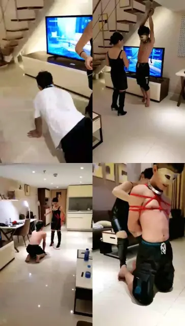 【浮华s】TJ偷懒的家奴骑乘俯卧撑颜骑