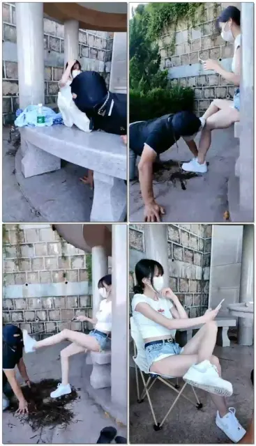 【暴力美学s】户外骑马，舔鞋，吃泥巴，踢裆，踩踏