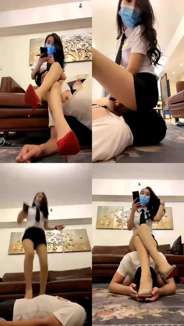 【萱萱S】坐脸室息倒计时腿绞踩踏sp