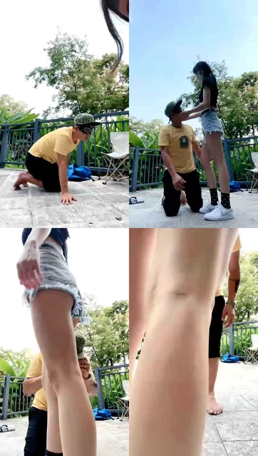 【暴力美学s】户外揪耳朵