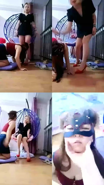 【点点s】舔脚女奴耳光专场