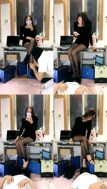 【Palmers丝绮】同事家开发其为脚下狗