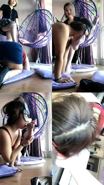 【毒心boss】母畜，舔脚，洗脚水，耳光，跪拜