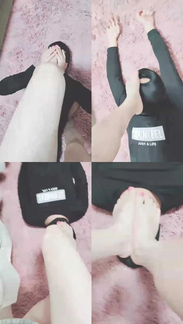 【灵竹】脚窒息，贱狗想喘气都喘不了