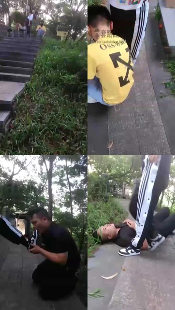 【滔滔】调教户外公园开发素人m玩狗刺激