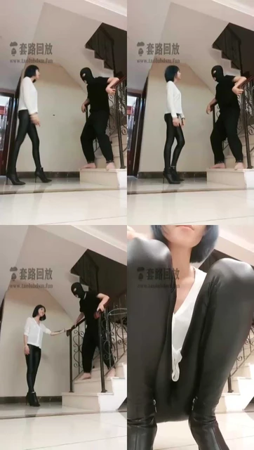 【曼禾s】暴露踢档，贱狗第一次过来主人家尝试踢裆