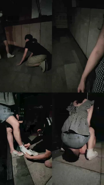 【花花】户外调教一起来犯贱