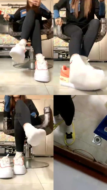 【仙姿大大】第一视角鞋底棉袜羞辱