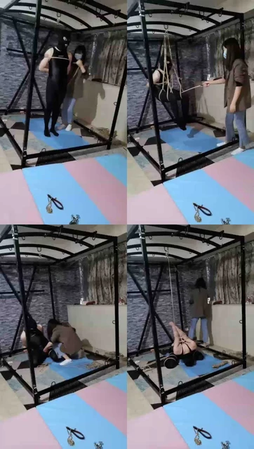 【s夏夏绳缚】直播圈养狗