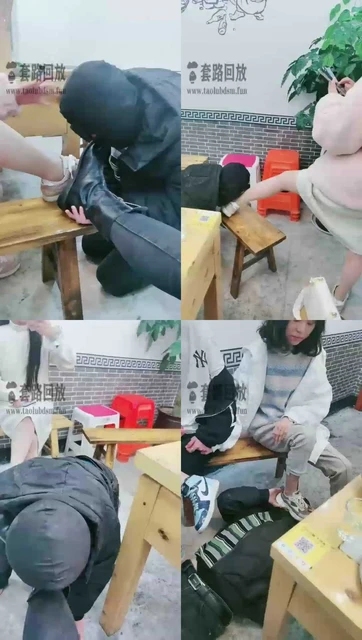 【小拽主人&糖糖】双主火锅店当着情侣素人玩儿狗