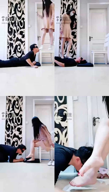 【猫神大人s】极限挑战踩脸吃丝袜