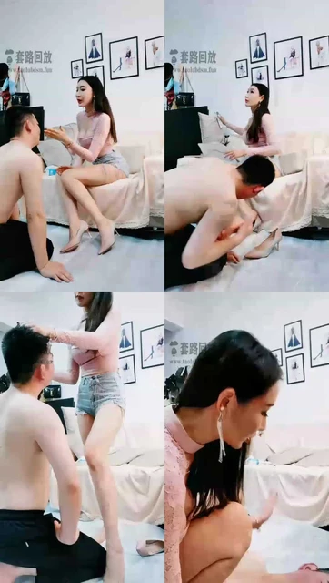 【微希】贱狗2000耳光大挑战！！站着打坐着打