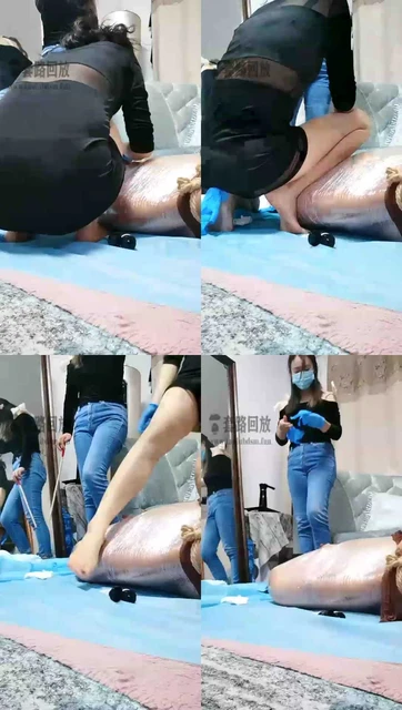 【杳杳小主s&薇薇vv】双主玩弄束缚狗（一）（已删视频）