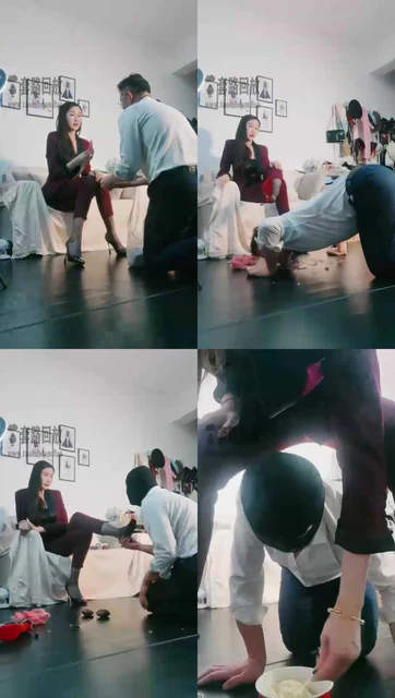 【微希】女Boss调教男下属强迫吃圣水泡面