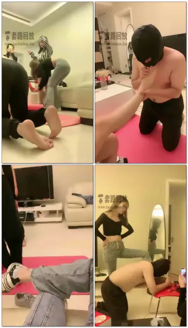 【路子】带闺蜜素人调教重度提狗头碾狗脸耳光50下【43分钟】2