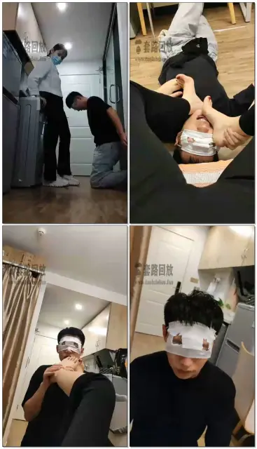 【御严s】（梵高）强迫舔鞋底，踩档T档原味棉袜