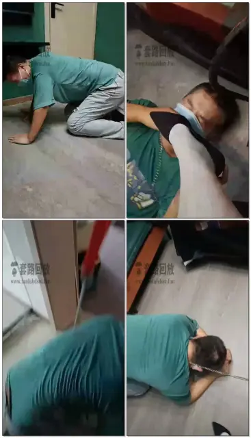 【套路第一帅男神】表白女仆失败成为狗，磕头，舔鞋，踩手，滴蜡，鞭打，耳光，踢裆