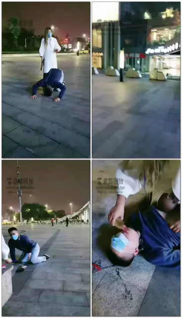 【小希女王】火车站外调教