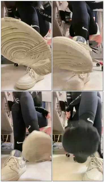 【桃子大大】第一视角红绿灯运动后酸爽黑棉袜