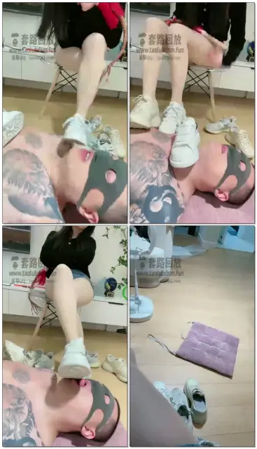 【樱桃大大】鞋底羞辱暴虐狗畜生