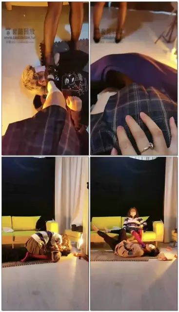 【糖糖s&桃桃&糖糖的小姨】绿帽老公舔我一家人赢水