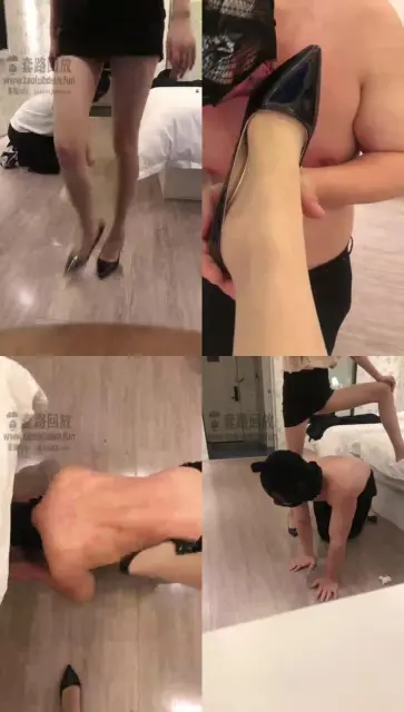 【木玖s】肉丝高跟鞋上课