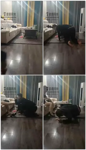 【第一帅男神】极品辣妹子暴力调教（三），口水耳光鞭打踢档踩踏