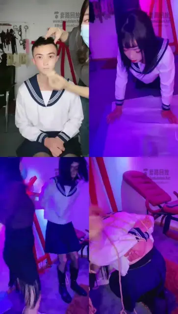 【九姐】CD钻跨骑马SP耳光捆绑