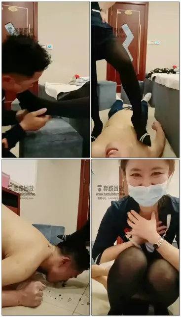 【刘二狗】会所小姐姐调教高跟狠踩乳头