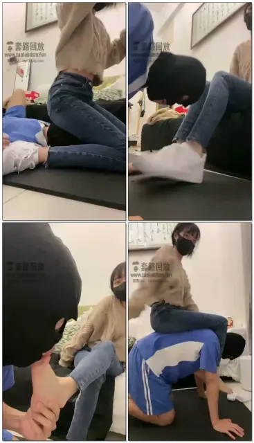 【香菜s】第一视角，骑马坐脸窒息舔脚闻袜