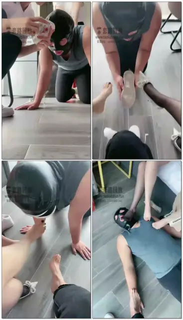 【曦晨S】贱狗舔三足识主全体重踩踏贱畜三足喂食插贱狗嘴