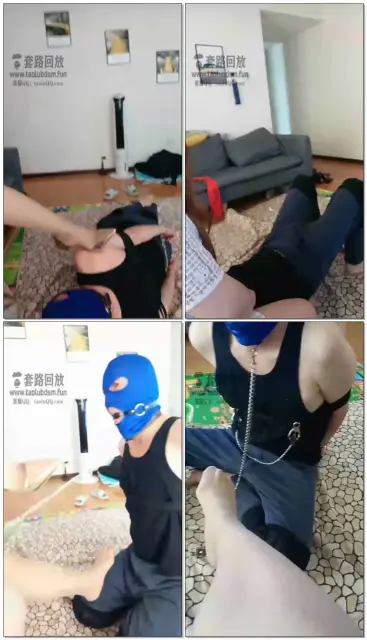 【平凡Sss夫妻】调教老贱狗，鞭打kb耳光口水