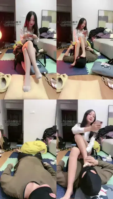 【尤物s】奴做脸，全体重踩踏