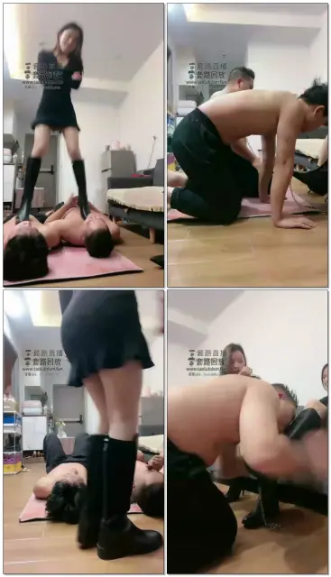 【漫漫s双胞&诗诗s】调教肉丝羞辱踩踏滔滔双狗