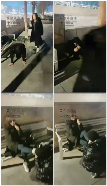 【羽诺s】户外暴虐贱狗