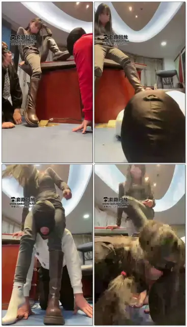 【阿月】在闺蜜老板办公室玩玩