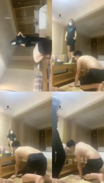 【乔安】 帆布鞋调教狗奴 